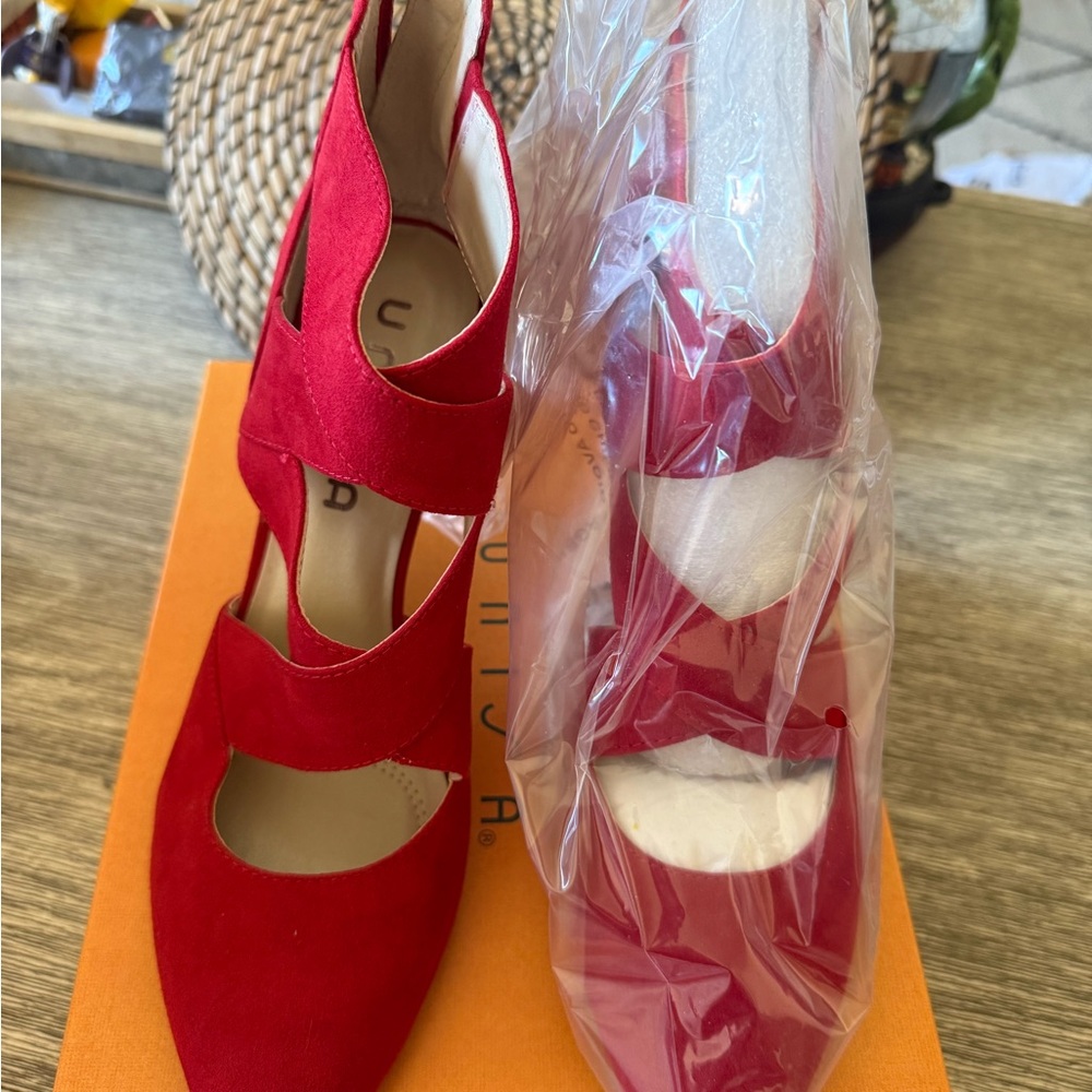 Unisa Red Women's Heels